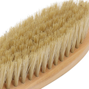<b>Clothes</b> Brush Solid Wood Handle Pig Bristle And Horsehair Soft Bristles Durable <b>Cleaning</b> Dust Removal Brush - Product Image 3