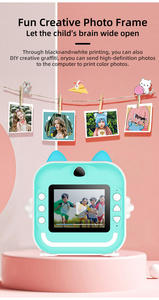 즉석 카메라 프린터 감열 라벨 스티커 포켓 프린터 사진 인화 어린이용 인쇄 카메라 미니 열전사 프린터 - Product Image 3