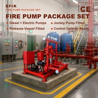Pompe à incendie pour sprinklers 600 GPM 12 bars avec panneau de commande automatique pour la lutte contre les incendies des centrales électriques, garantie 2 ans, livraison rapide
