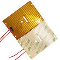 Chauffe-plat flexible mince 12V 5W en silicone avec support adhésif, facile à utiliser, garantie 1 an, pour restaurants, maisons, hôtels, taille personnalisée