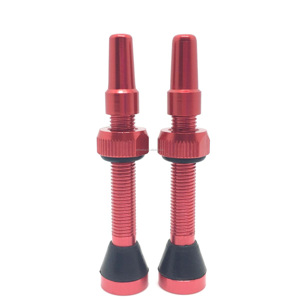 Kit tubeless pour vélo VTT, vélo <span class=keywords><strong>de</strong></span> route, <span class=keywords><strong>BMX</strong></span>, valves tubeless avec capuchon fonctionnel - Product Image 1