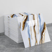 Sticker mural géométrique en PVC 3D moderne, imperméable et résistant à l'humidité, imitation marbre, pour cuisine, salle de sport, divertissement
