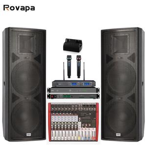 Haut-parleur professionnel double <span class=keywords><strong>15</strong></span> pouces 600W à prix d'usine, gamme complète, subwoofer passif 4Ω - Product Image 1