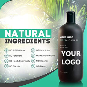Shampoo pour cheveux plus épais en gros OEM, shampooing à l'huile d'arbre à thé, anti-sécheresse, anti-démangeaisons du cuir chevelu - Product Image 5