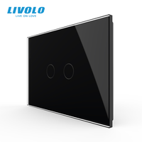 Livolo Interrupteur Tactile à Courant Continu 12V 24V avec Fonction de Réinitialisation pour Sonnette Murale