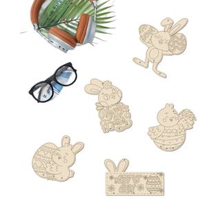 Manualidades <span class=keywords><strong>de</strong></span> Madera Personalizadas para Niños, Manualidades <span class=keywords><strong>de</strong></span> Madera para <span class=keywords><strong>Pascua</strong></span>, Huevos <span class=keywords><strong>de</strong></span> <span class=keywords><strong>Conejo</strong></span> para Decoraciones <span class=keywords><strong>de</strong></span> Fiestas Infantiles y Artesanías para el Hogar - Product Image 6