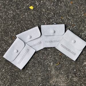 กระเป๋าใส่เครื่องประดับแบบซองไมโครไฟเบอร์แฟชั่นสำหรับใส่ของขนาดเล็กกระเป๋าใส่เครื่องประดับสร้อยคอแหวนของขวัญ - Product Image 5