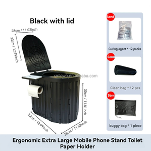Toilettes portables pour adultes, pot de voyage, commode, seau, pour voiture, extérieur, randonnée, tente, bateau, plage, maison - Product Image 4