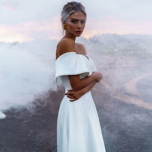 Mily <span class=keywords><strong>sposa</strong></span> MHL173 gonna staccabile con cerniera posteriore in raso abiti da <span class=keywords><strong>sposa</strong></span> abito abito da <span class=keywords><strong>sposa</strong></span> - Product Image 5