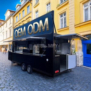 Petit camion de restauration mobile pour boulangerie, avec équipement complet pour tacos et café, cuisine de concession rapide, remorque de cuisine - Product Image 1