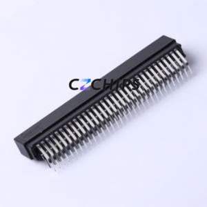 ER64BGFBK Gold Finger Connector Bent Lead Through Hole,P=2.54mm Connector EDGE SLOT 2.54mm 64P Right Angle Insert - Product Image 2