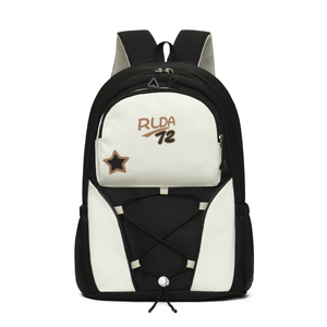 Sac à dos grande capacité en nylon kaki de haute qualité, multi-poches, durable, pour l'école, les activités de plein air et le campus, idéal pour les étudiants - Product Image 6