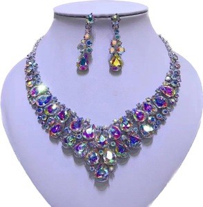 Conjuntos de Joyería de Cristal con Pedrería para Novia, Estilo Exagerado, de Moda Cristiana para Mujer, los Más Vendidos, para Boda al por Mayor 2025 - Product Image 2