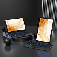 Casing dengan Keyboard, sarung HP Samsung Tab S9 berlaku untuk Samsung Tab S8 S7 S9 11 inci