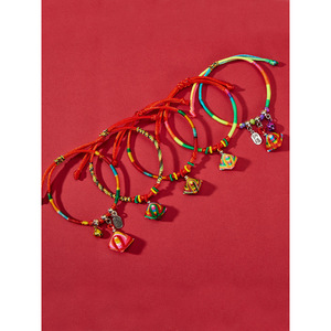 Five Colored Rope Bracelet Handmade <b>Braided</b> For Children Babies Adults Dragon Boat Festival Rice Dumpling <b>Accessories</b> Jewelry - Product Image 2