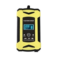 Chargeur intelligent 12V 6A pour batteries au plomb de voiture, moto, scooter, outil électrique, compatible AC/DC US/UK