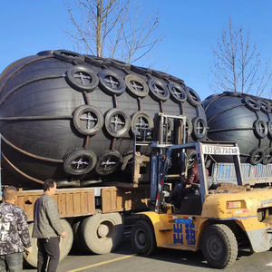 Mua giá thấp Yokohama loại khí nén cao su Marine Inflatable Fender với chuỗi lốp Net - Product Image 1