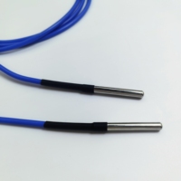 Sensor Suhu DS18B20 Kustom, Probe Suhu, Kabel Paket Baja Tahan Karat, Kabel Sensor Termostat Digital Tahan Air