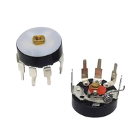 Potentiomètre rotatif à film de carbone linéaire RV12 avec interrupteur 5K 100k 150V AC/DC 12V 0.1W pour application radio