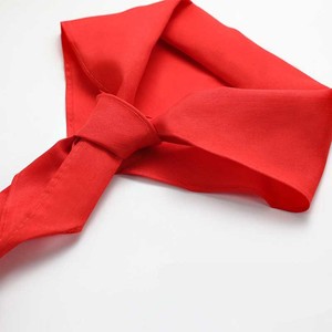 M&G <b>Red</b> <b>Scarf</b> 1m Polyester Solid Color For Primary School Students Boys Universal Size - Product Image 3