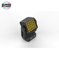 25 pièces Projecteur Wash à tête mobile double face 15W RGBW Stroboscope DMX512 pour effets de scène