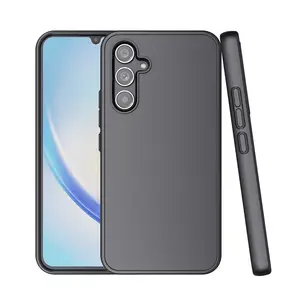 Đối Với Samsung Galaxy A54 5G Màu Đen Chống Sốc Điện Thoại Di Động Bìa TPU PC Kết Hợp Da Điện Thoại Di Động Trường Hợp