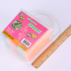 Juego de Tizas de Colores para Niños, Seguras para Exteriores, Libres de Polvo, de Yeso, Extra Grandes y Gruesas, con Logotipo Personalizable, Fáciles de Lavar - Product Image 2