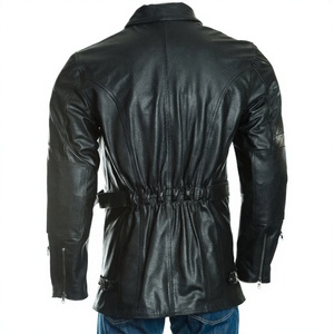 Men's Genuine Leather <b>Jacket</b> Breathable <b>Slim</b> <b>Fit</b> Men's Leather Fashion Men Bomber Leather <b>Jacket</b> - Product Image 2