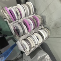 Disque de meulage plat en corindon blanc, résistant à l'usure, pour le débavurage de l'aluminium, à base de carbure de silicium, avec liant en résine vitrifiée