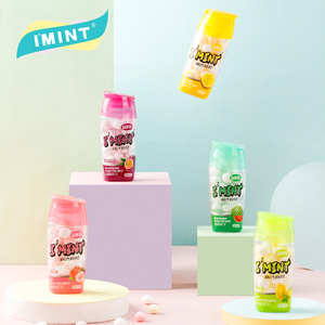 Vente chaude Haute Qualité 30G Tablette Frais À Mâcher Citron Pêche Saveur De Fruits Dur Cool Menthe Bonbons <span class=keywords><strong>Confiserie</strong></span> Comprimée - Product Image 2