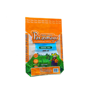 Saco tejido de plástico recubierto de pp, para harina de arroz, grano, 25kg, 50kg, 100kg, 50kg - Product Image 2