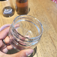 Gobelet filtre à thé sain à double fond plus épais pour le sport avec infuseur Tasses à eau transparente Meilleur cadeau durable Vie quotidienne 2024