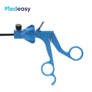 Instrumen Bedah Laparoskopi Medis Gagang Biru Dengan Pengunci 5mmx330mm Penjepit Laparoskopi <span class=keywords><strong>Forceps</strong></span> Pembedahan - Product Image 2