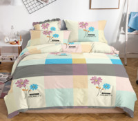 Nouveau design vente en gros de draps de lit imprimés de luxe lot de literie 4 pièces ensemble de taie d'oreiller housse de couette