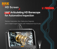 Endoscopio Industrial BRK-Y400 de Alta Definición con Cámara de 1MP, Boroscopio Flexible con Articulación Bidireccional de 210°, Resistente al Agua IP67, OEM