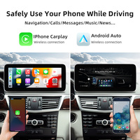 GPS de voiture de 10.25 pouces et 12.3 pouces et navigation Beidou pour Mercedes Benz Classe E 2010-2016 W212 W207 Android12.0 avec CarPlay