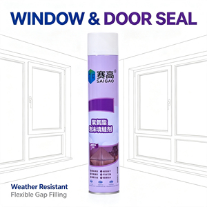 <span class=keywords><strong>Mousse</strong></span> <span class=keywords><strong>isolante</strong></span> en polyuréthane à haute expansion pour le remplissage des interstices de portes et fenêtres, insonorisation, étanchéité aux intempéries - Product Image 5