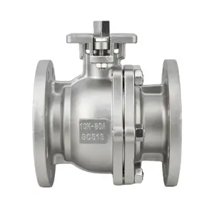 ステンレス鋼JISstandardフランジフローティングボールバルブ、JISDouble flanged Floating Ball Valve