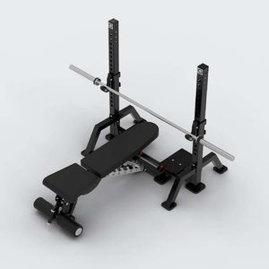 Máquina de remo y press de banca multifunción inteligente QLI QMP450 con carga de placas, plegable, comercial, de seguridad, para gimnasio y fitness, venta al por mayor - Product Image 1