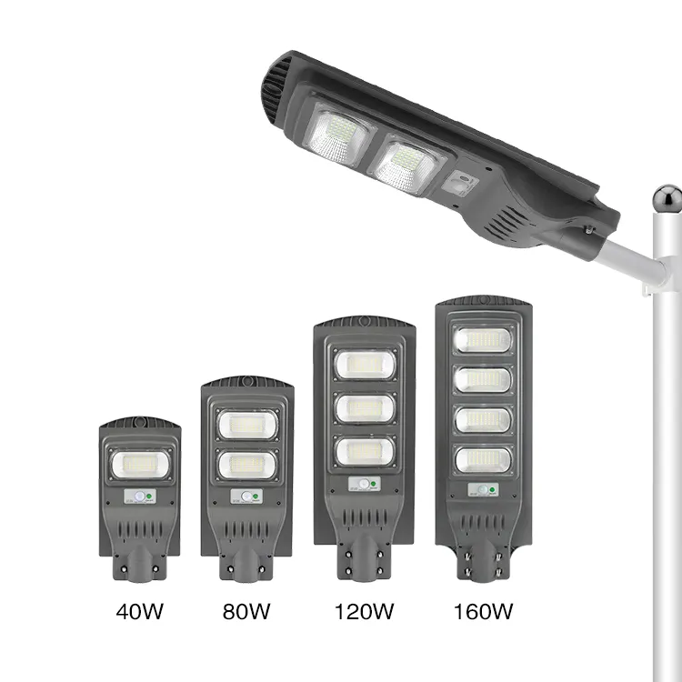 Lâmpada externa luz de rua, luz pisca-piso led com câmera vento e luz solar de rua 180w