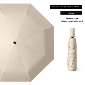 Parapluie Automatique Double Usage Homme Femme Protection UV Pliant Pare-Soleil Vente en Gros avec Impression de Logo Personnalisé pour Adultes - Product Image 6