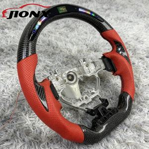 Volant de voiture pour Lexus <span class=keywords><strong>ES</strong></span> IS GS LS NX RX ES200 ES300 ES350 Series, volant personnalisé en fibre de carbone avec LED - Product Image 3