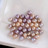 Perles de culture d'eau douce baroques Edison de 10-11 mm, couleur violet et rose, texturées, en vrac, pour la fabrication de bijoux DIY, directement de l'usine