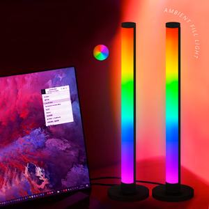 Lámpara de Mesa RGB con Control Táctil y Luz Ambiental Regulable - Product Image 5