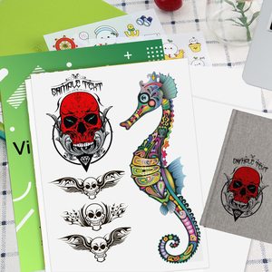 A4 formato chiaro adesivo di carta adesivo personalizzato lucido adesivo foglio di carta impermeabile per stampante a getto d'inchiostro - Product Image 5