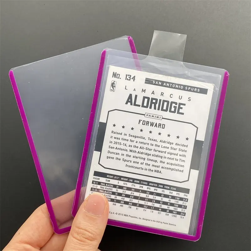 Cubierta de plástico grueso para tarjetas deportivas, tamaño/color personalizado, JO-LD Ultra Pro