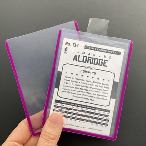 Carte de sport en plastique épais à deux films, taille/couleur personnalisée, JO-LD <span class=keywords><strong>Ultra</strong></span> <span class=keywords><strong>Pro</strong></span> topploader - Product Image 1
