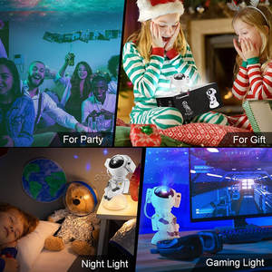 โปรเจคเตอร์ดวง<span class=keywords><strong>ดาว</strong></span> กาแล็กซี่ ไนท์ไลท์ โปรเจคเตอร์นักบินอวกาศ โคมไฟเนบิวลาดวงดาว หัวหมุนได้รอบทิศทาง โปรเจคเตอร์กาแล็กซี่หุ่นยนต์นักบินอวกาศ - Product Image 6