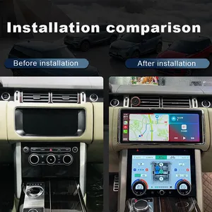 Acarnavi เครื่องเสียงติดรถยนต์8 + 256G,วิทยุระบบนำทาง GPS หน้าจอสัมผัสสำหรับ Land Rover Range Rover Vogue 2015 Android