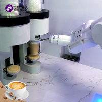 Machine à Boissons Robotic Barista 6 Axes pour Café Glacé, Thé et Espresso 2026 – Kiosque Sans Personnel 24h/24